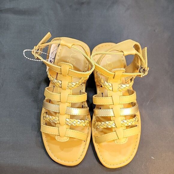 BRAND NEW SUGAR ANCIENT GREEK STYLE LEATHER Sandals ROMAN HANDMADE TODDLE SANDAL - Picture 2 of 14
